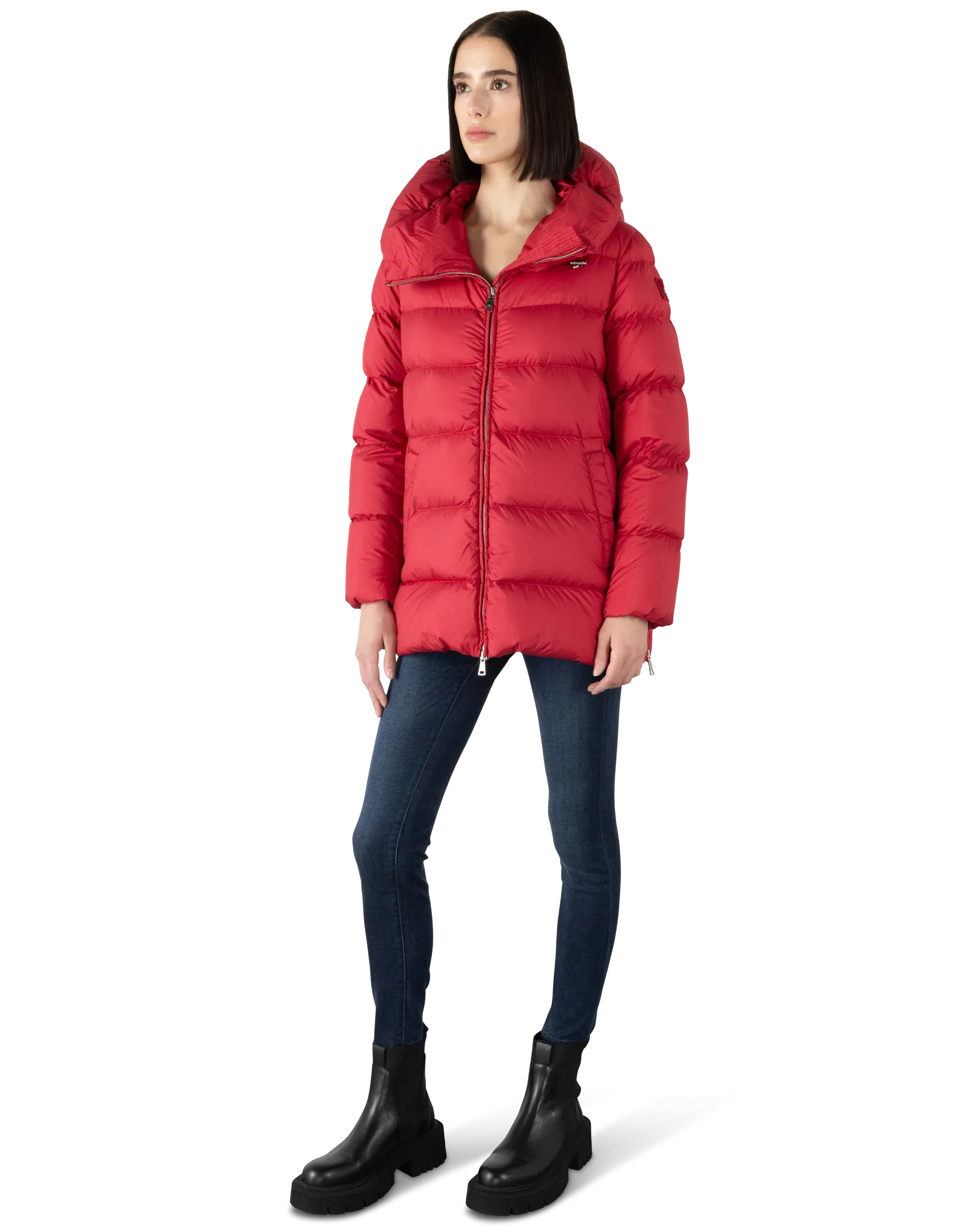 A-Shape In Cocoon Down Puffer Jacket