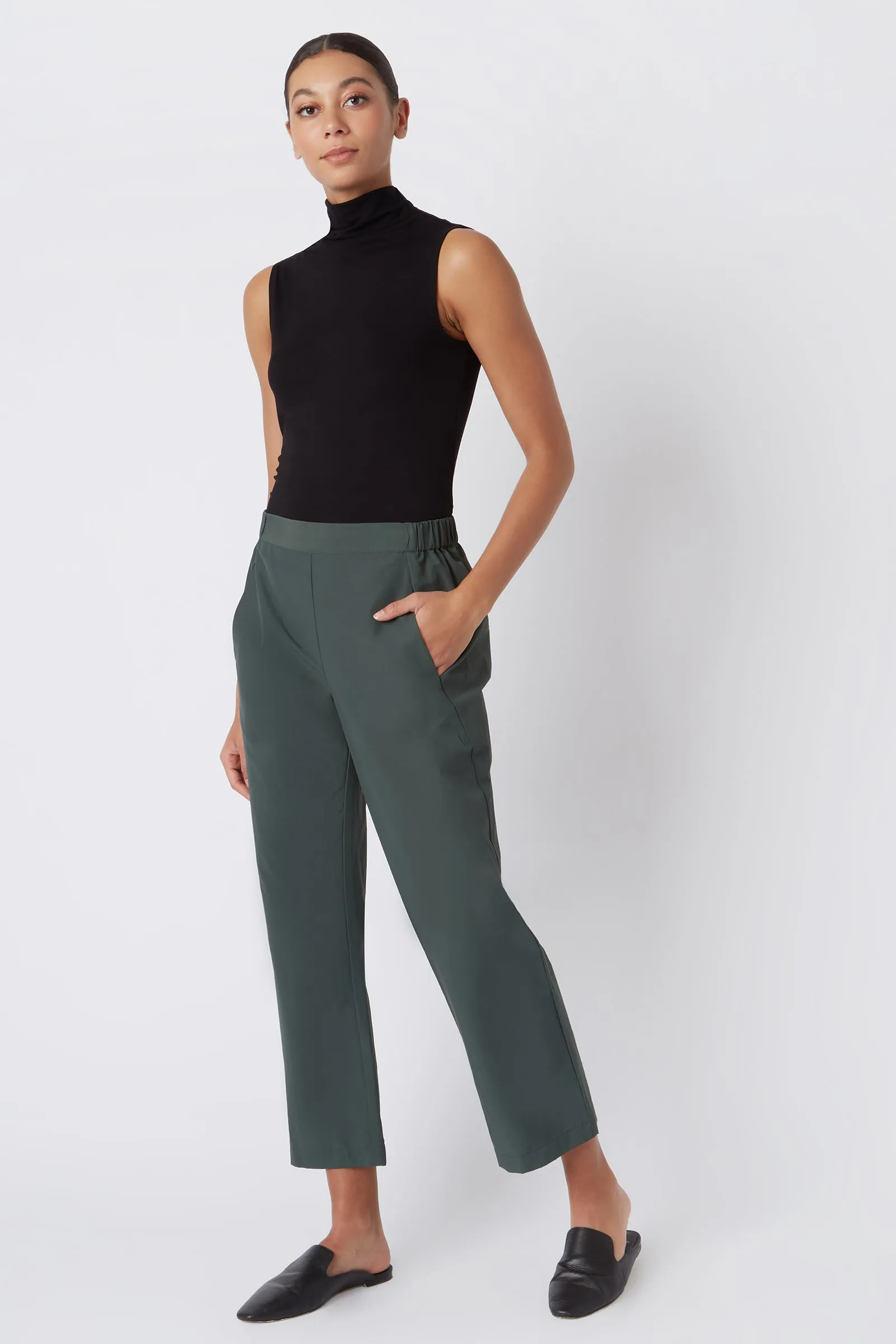 Brit Crop Pant - Loden