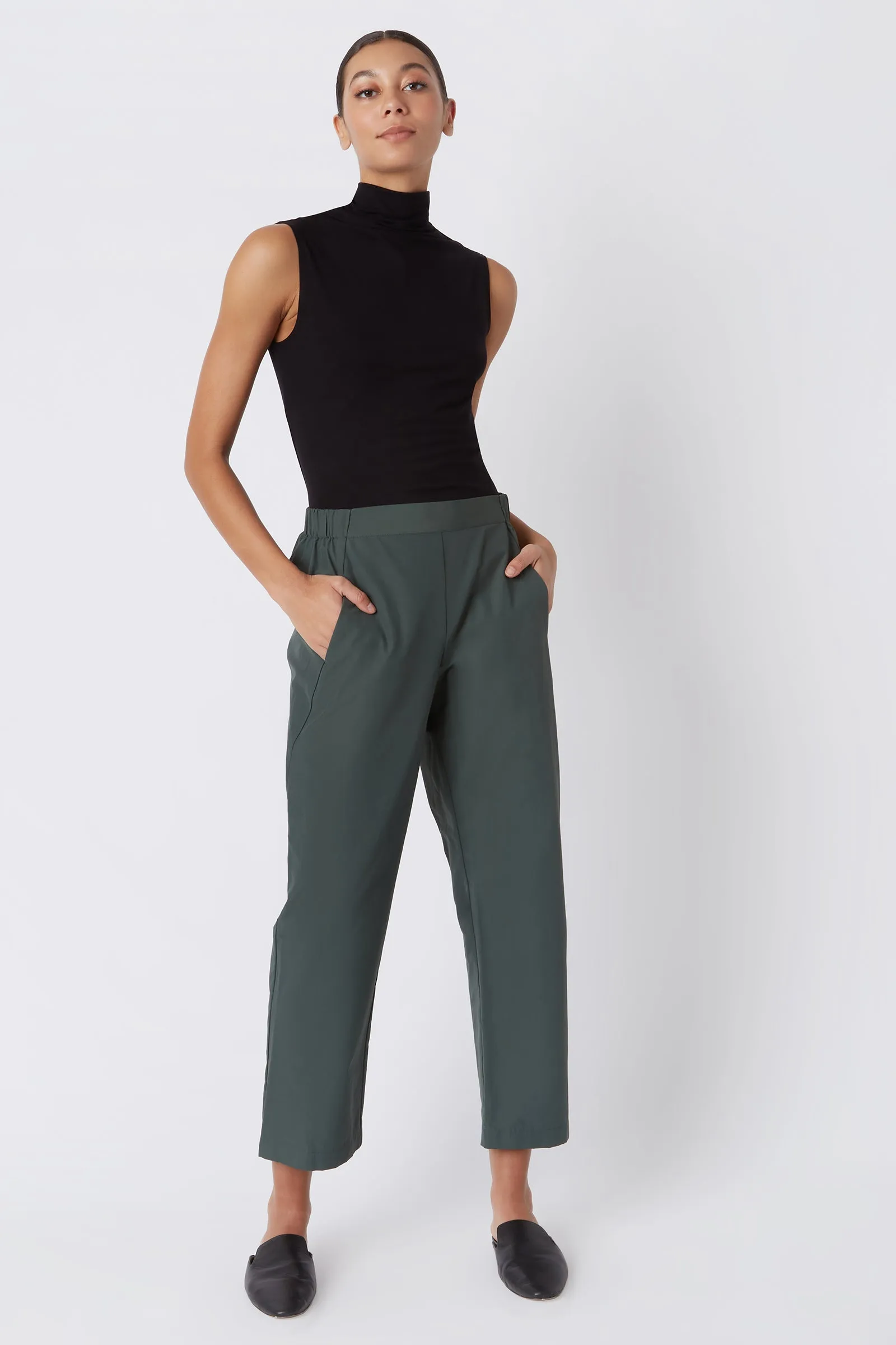 Brit Crop Pant - Loden