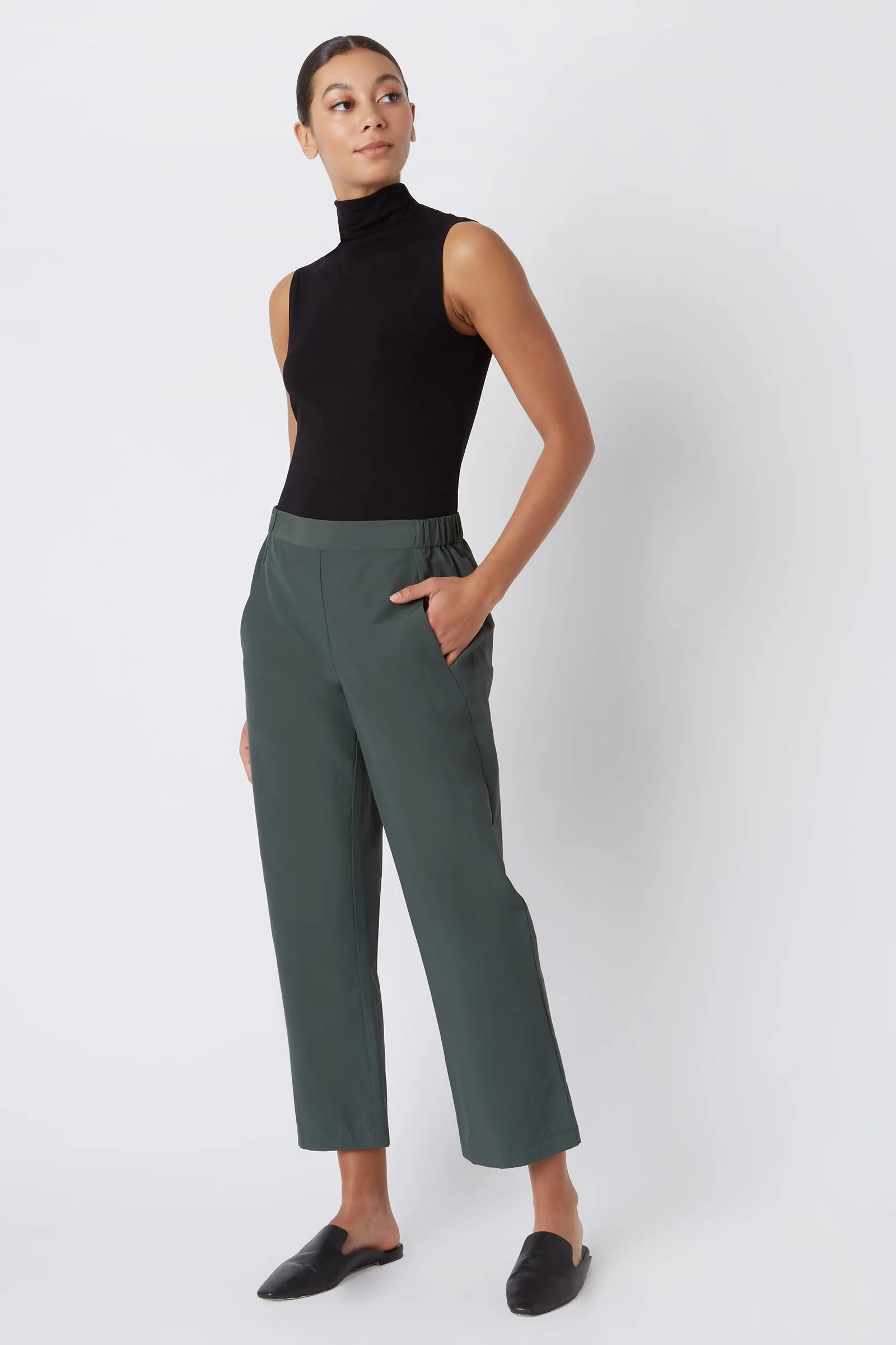 Brit Crop Pant - Loden