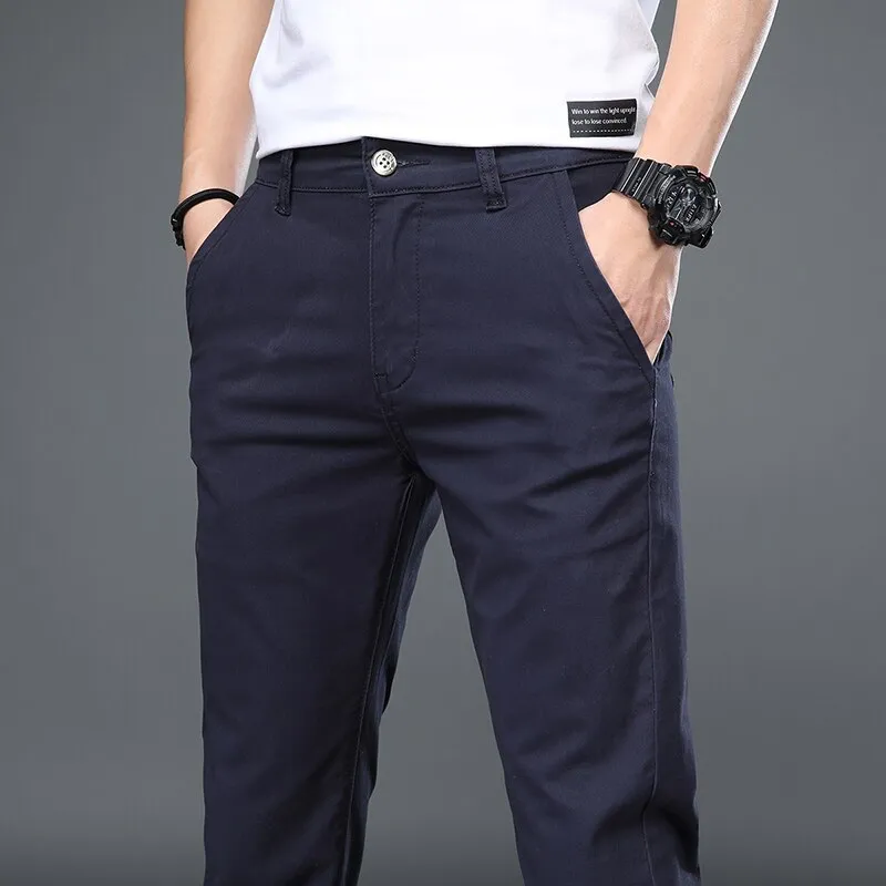 Business cotton Men's Trousers