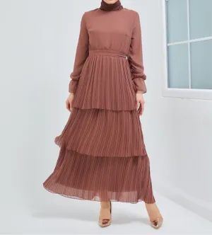 Chiffon Tiered Dress - Sienna