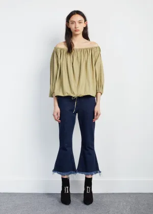 Classic Cropped Denim Capris