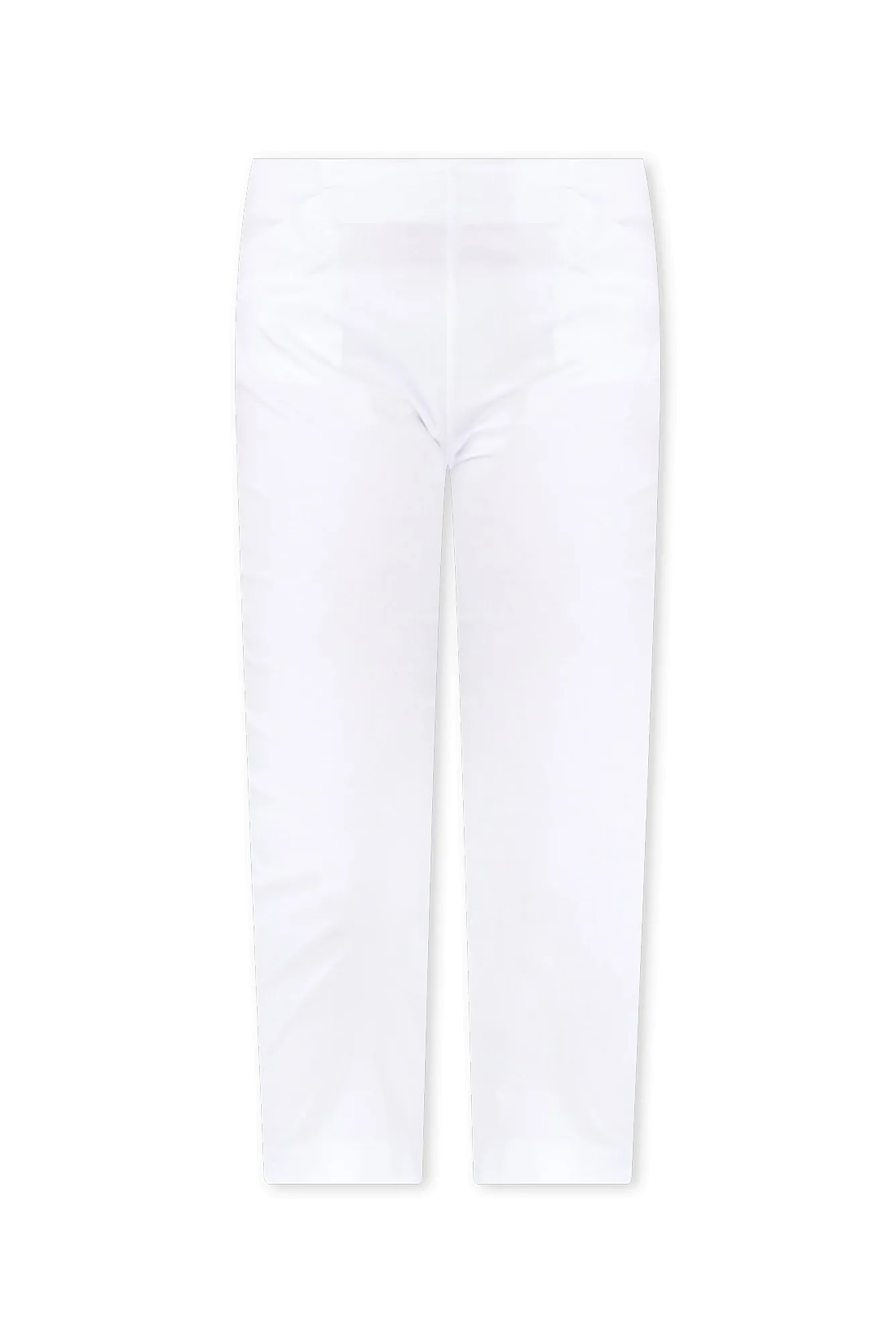 Cody White Stretch Capri Pants