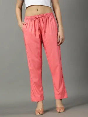 Coral Palazzo Pants