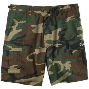 Cult Military Shorts - Woodland Camo