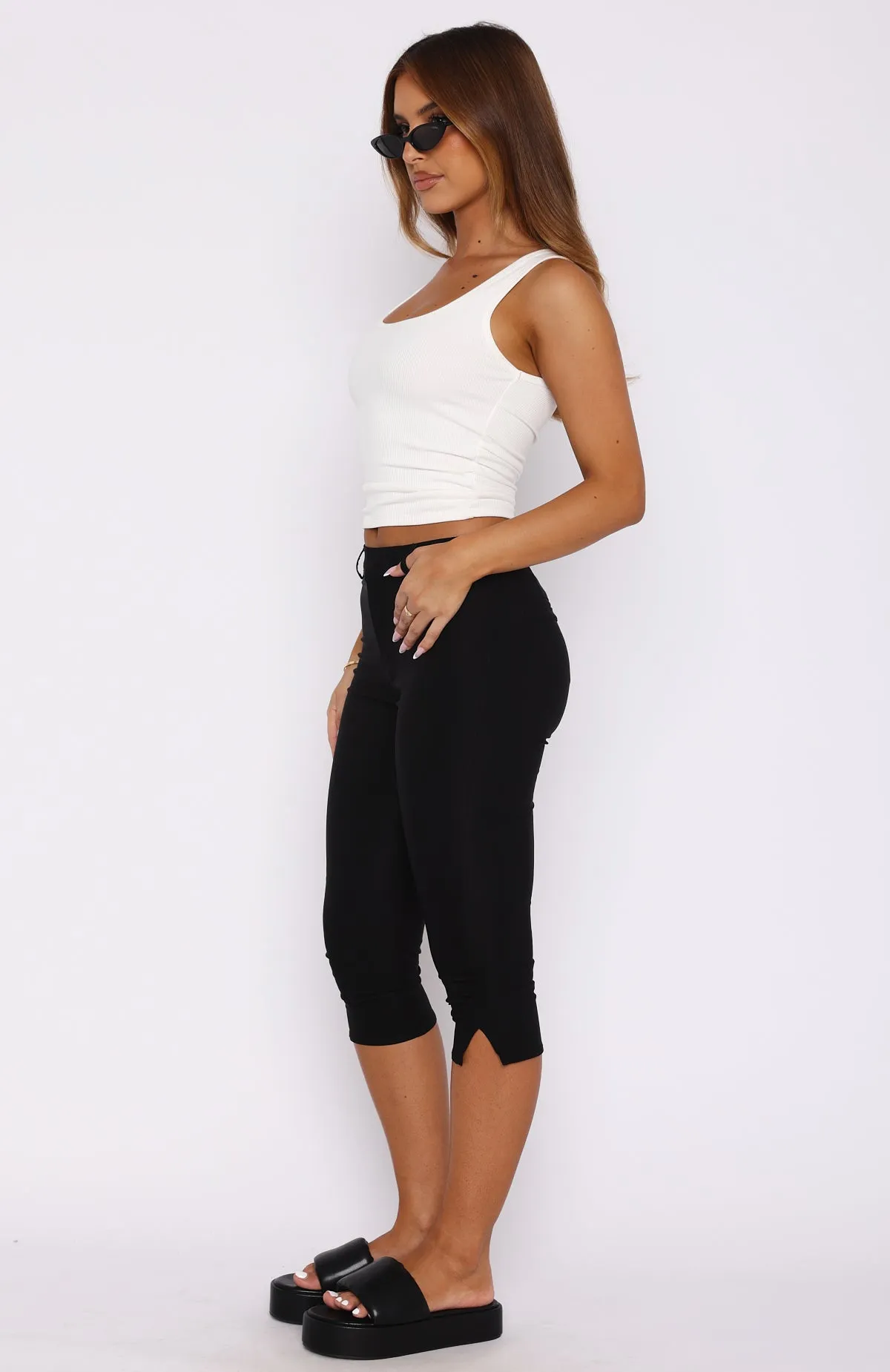 Day For It Capri Pants Black