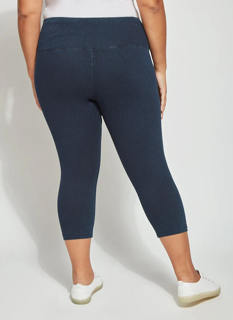 Denim Capri (Plus Size, 21.5" Inseam)