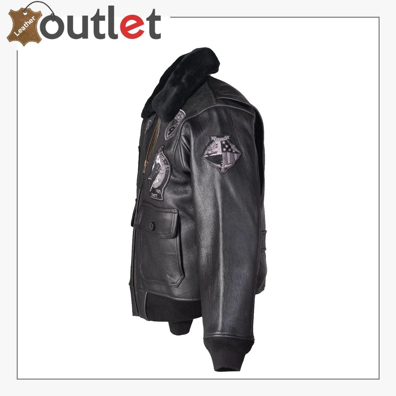 G-1 Wings of Gold Leather Bomber Jacket