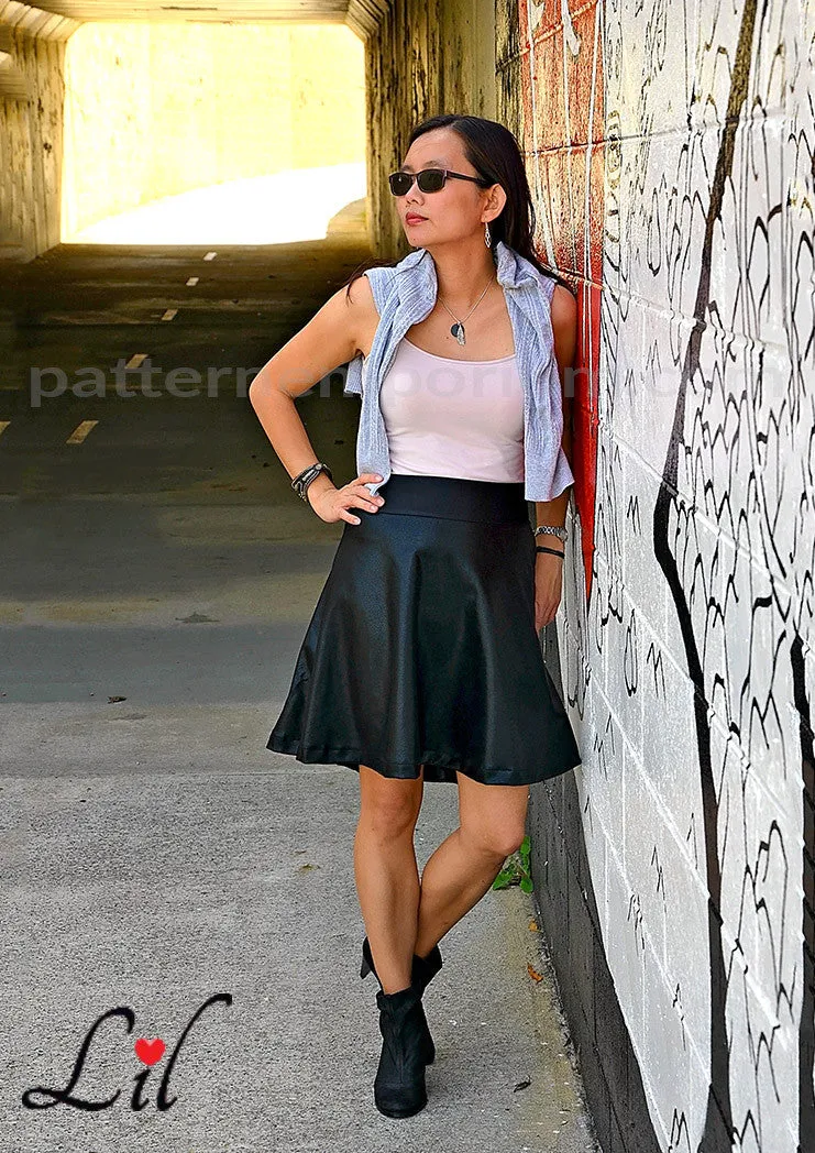 Heartlight | Stretch Flared Skirt Sewing Pattern