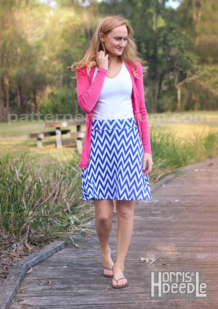 Heartlight | Stretch Flared Skirt Sewing Pattern