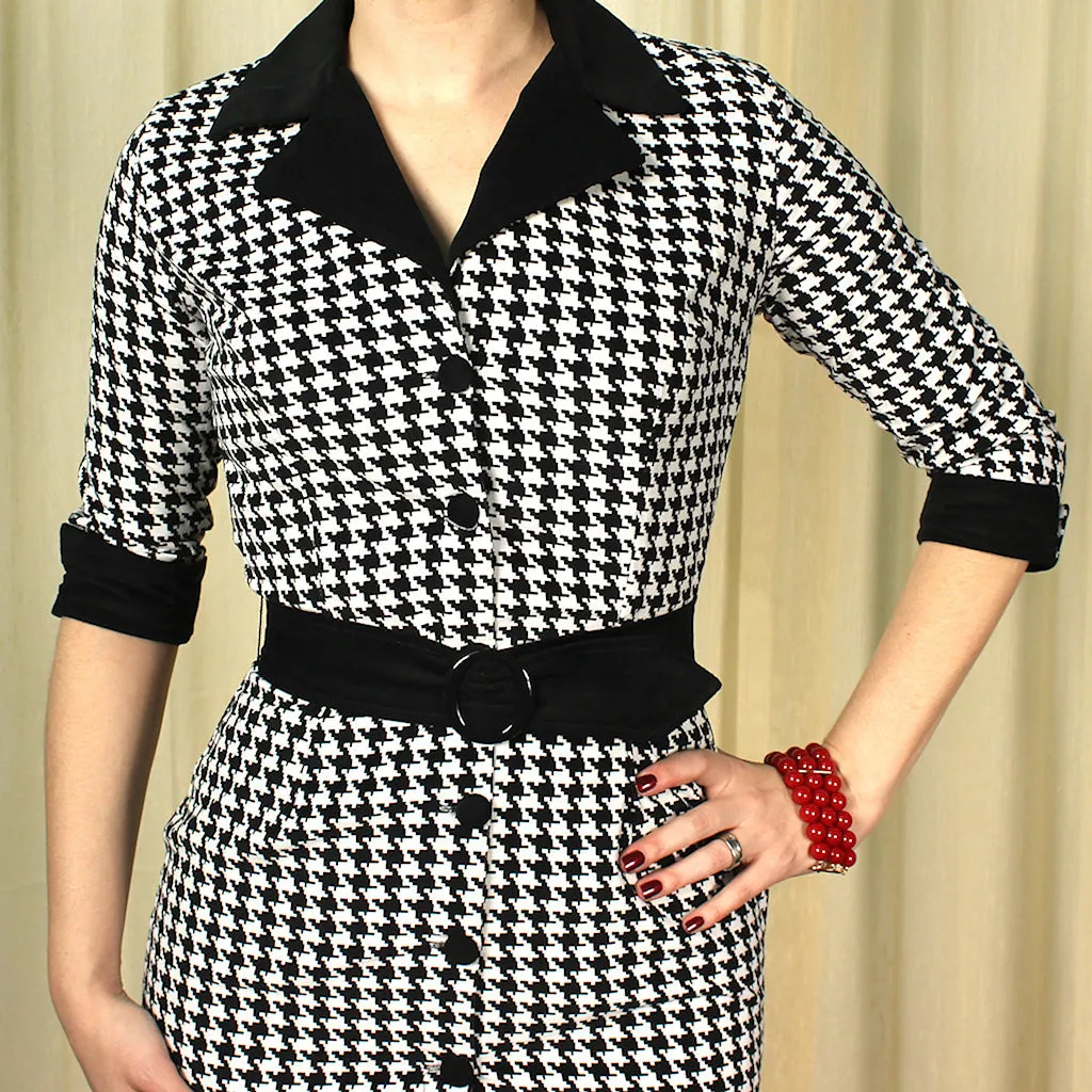 Librarian Houndstooth Dress