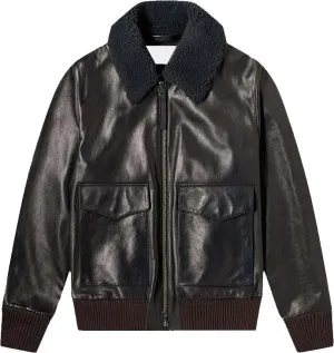 Men’s Bomber Leather Jacket