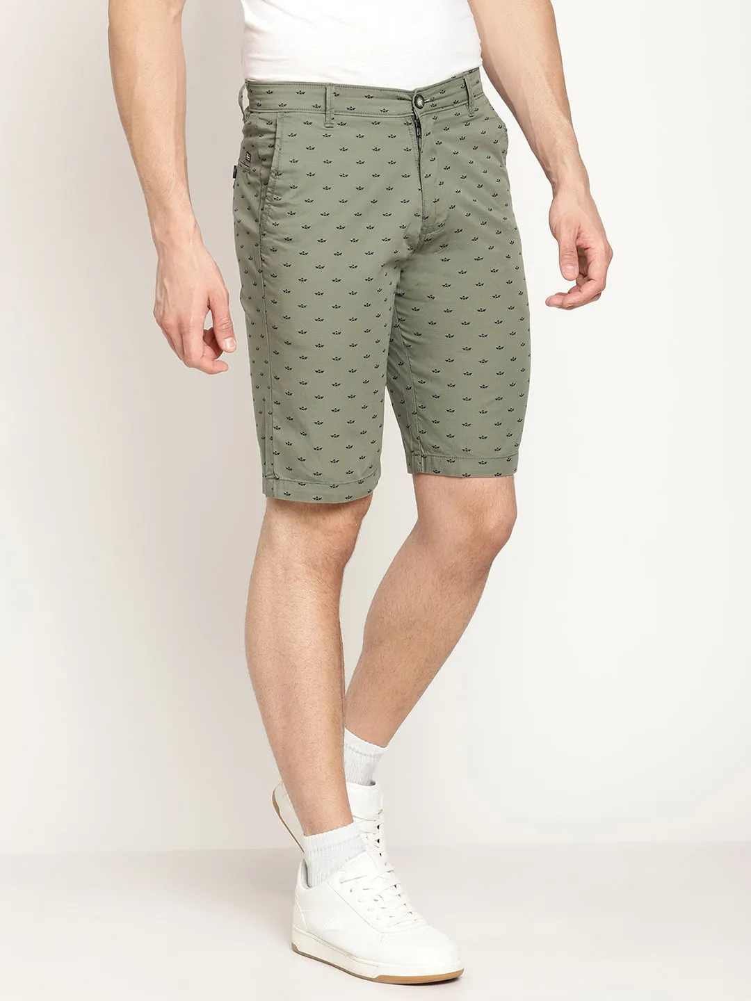 Men's Olive Bermuda