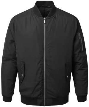 Mens padded bomber | Black