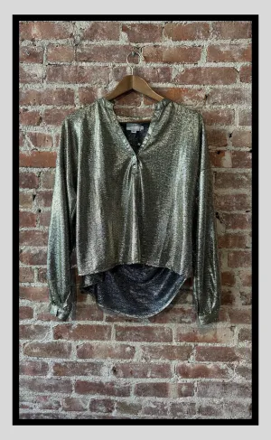 Metallic Shimmer Blouse