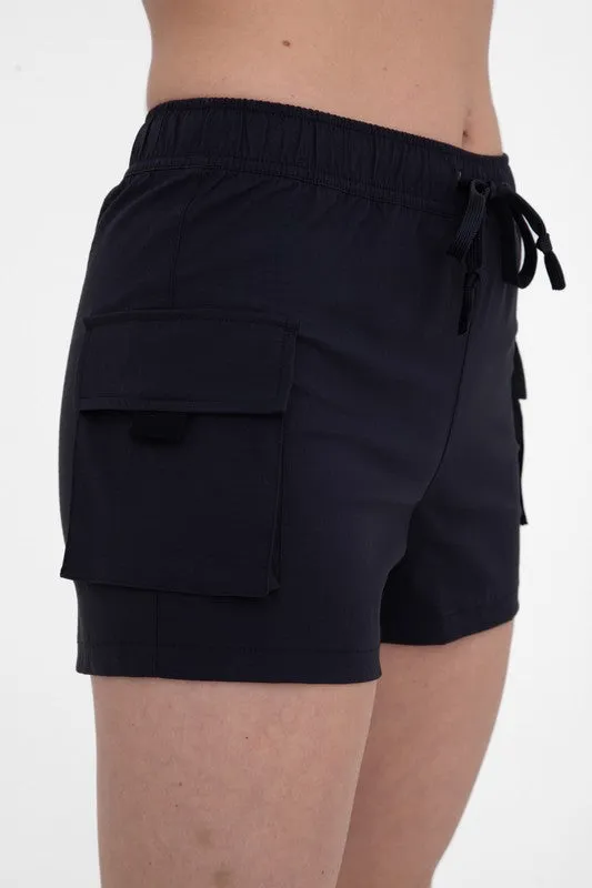 Mid-Rise Cargo Shorts - Mono B* | FINAL SALE