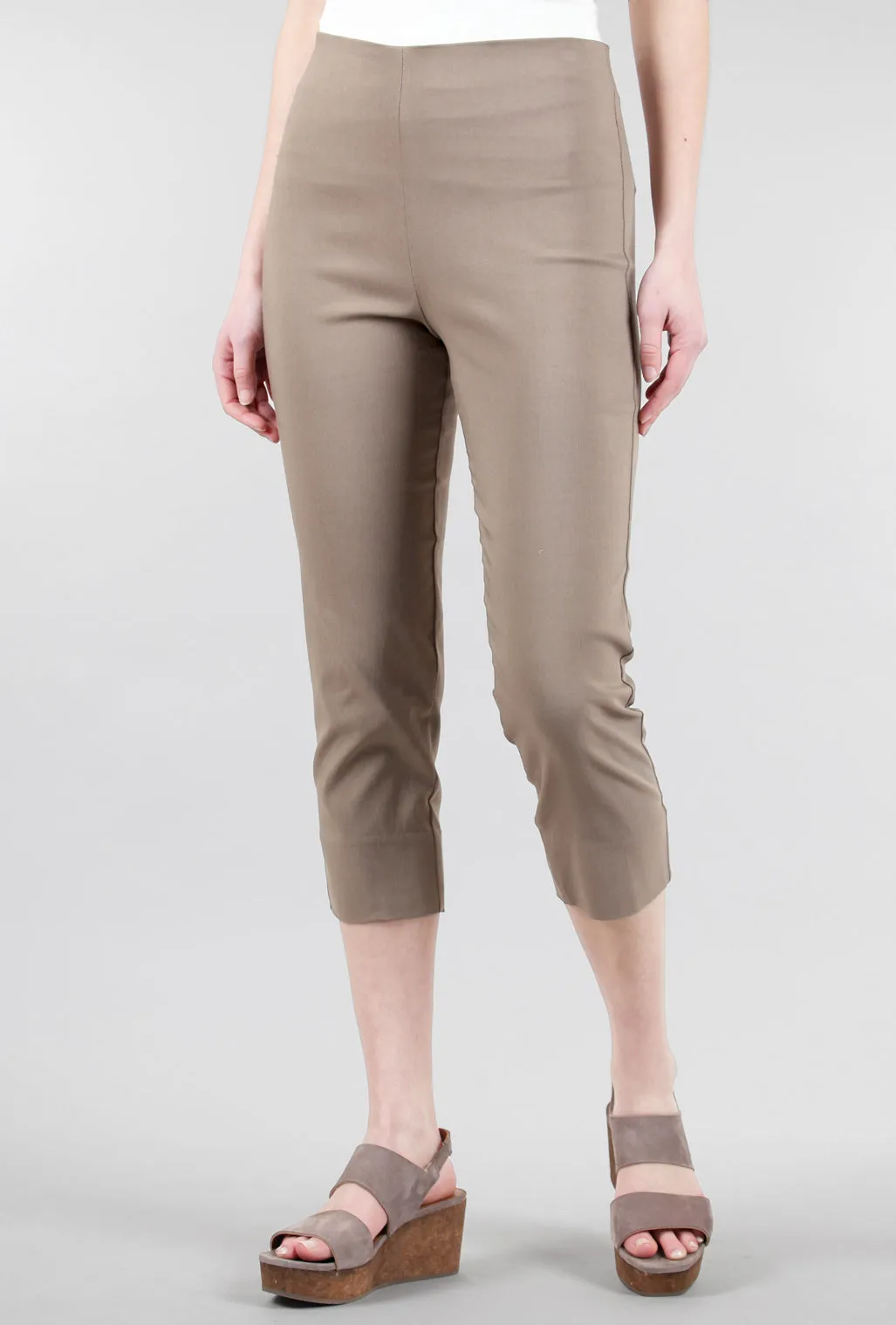 Mindy Cropped Pant, Hazelnut