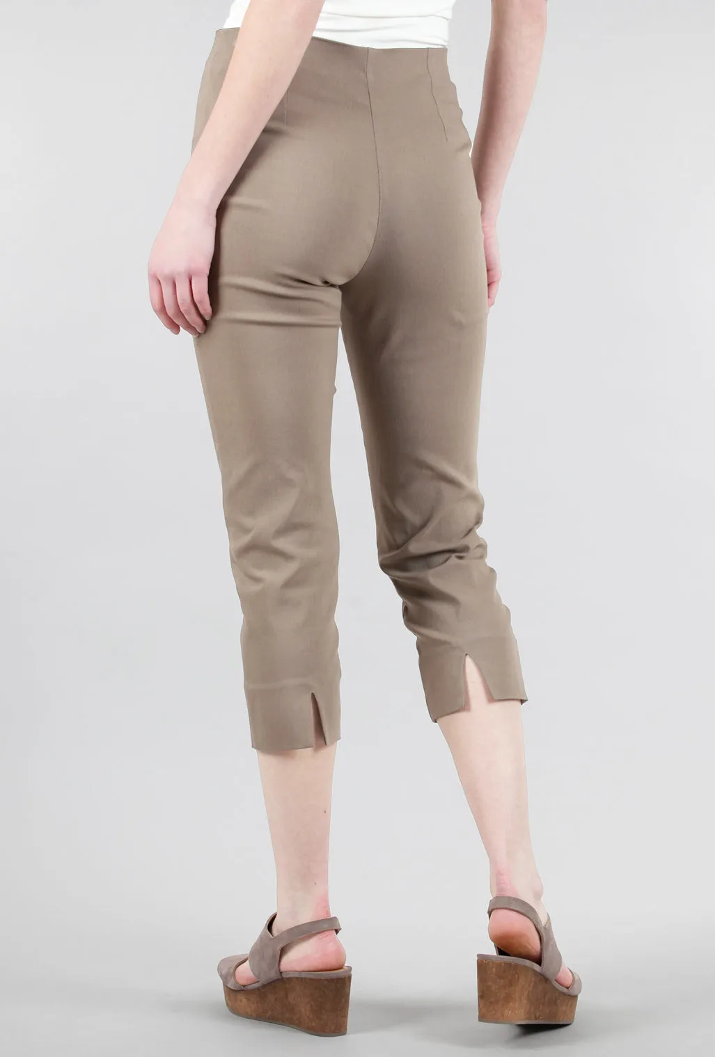 Mindy Cropped Pant, Hazelnut