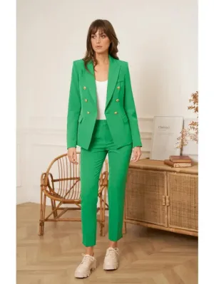 Natasha Suit Pants - Green