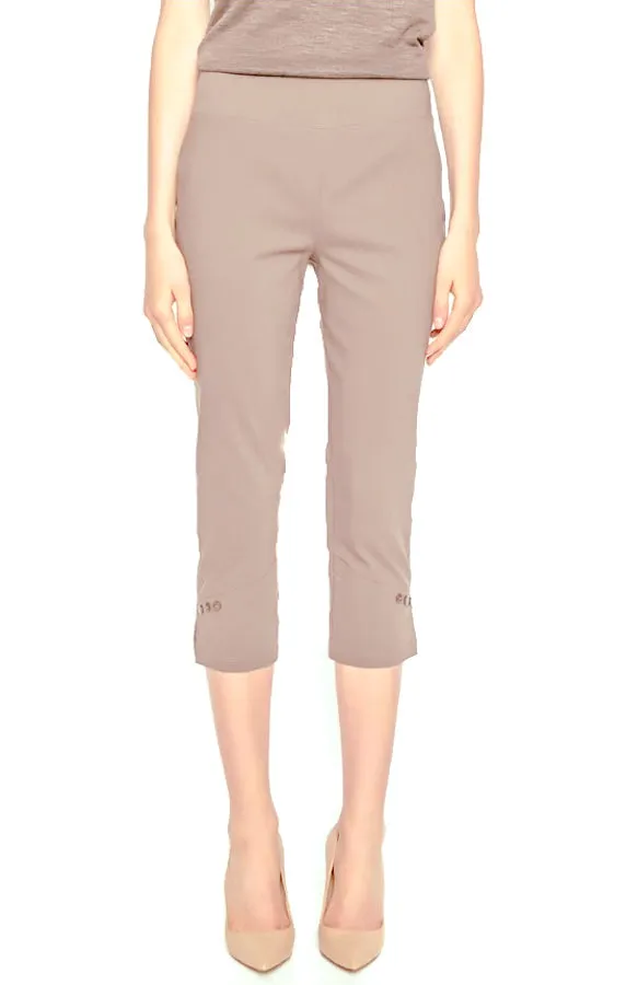 Picadilly YM952 Capri Pants with Button Detailing