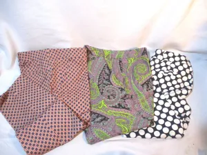 Set J. CREW Cafe Capri Cropped Pants 4 4P Polka Dot Paisley Floral