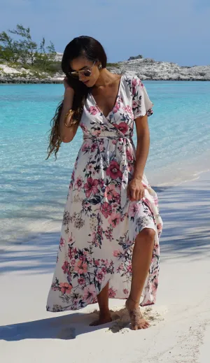 Soft Floral Maxi Dress