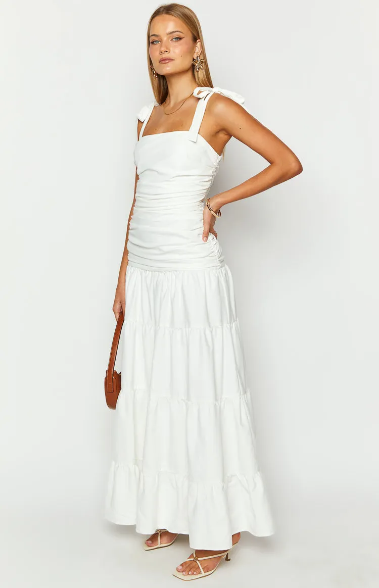 Tessa White Maxi Dress