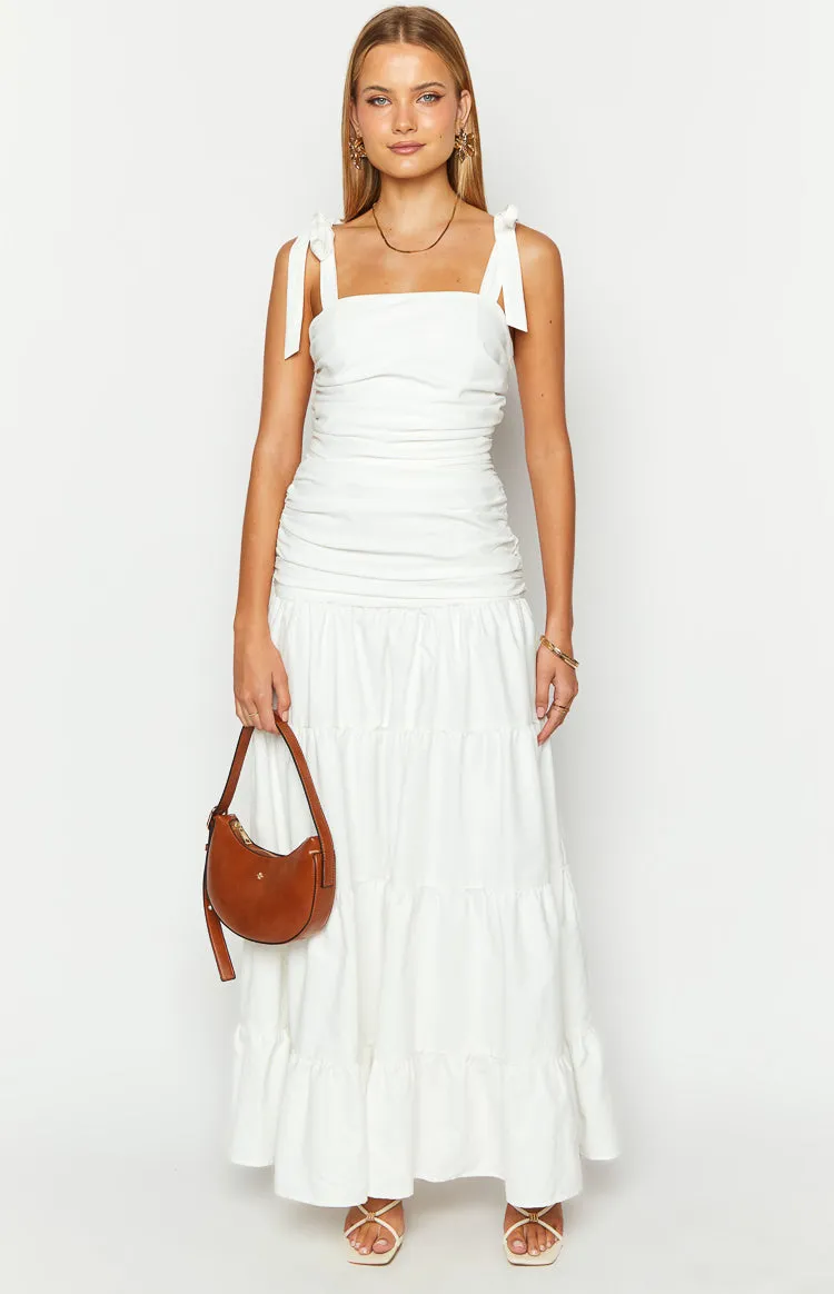 Tessa White Maxi Dress