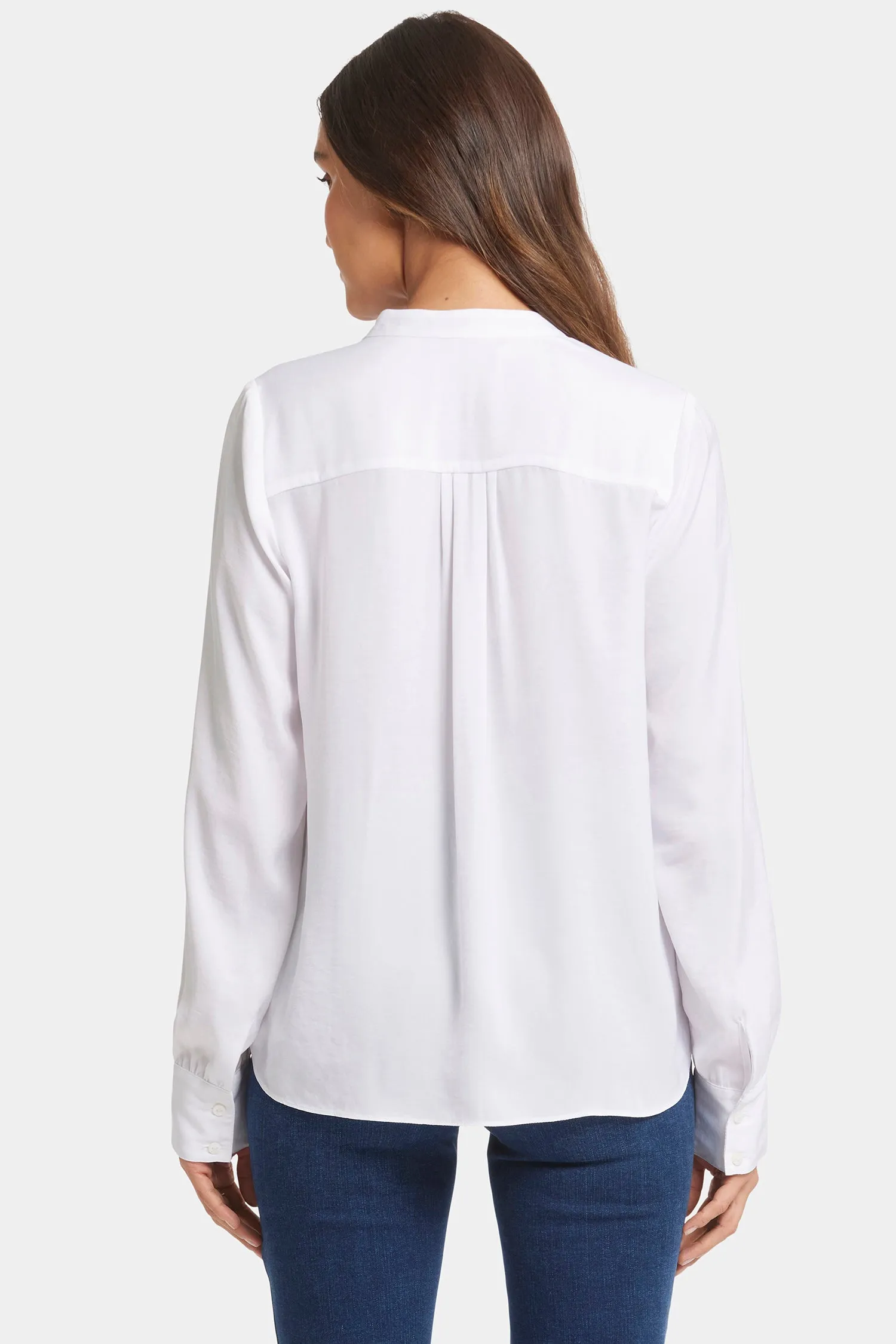 Tie-Neck Blouse - Optic White