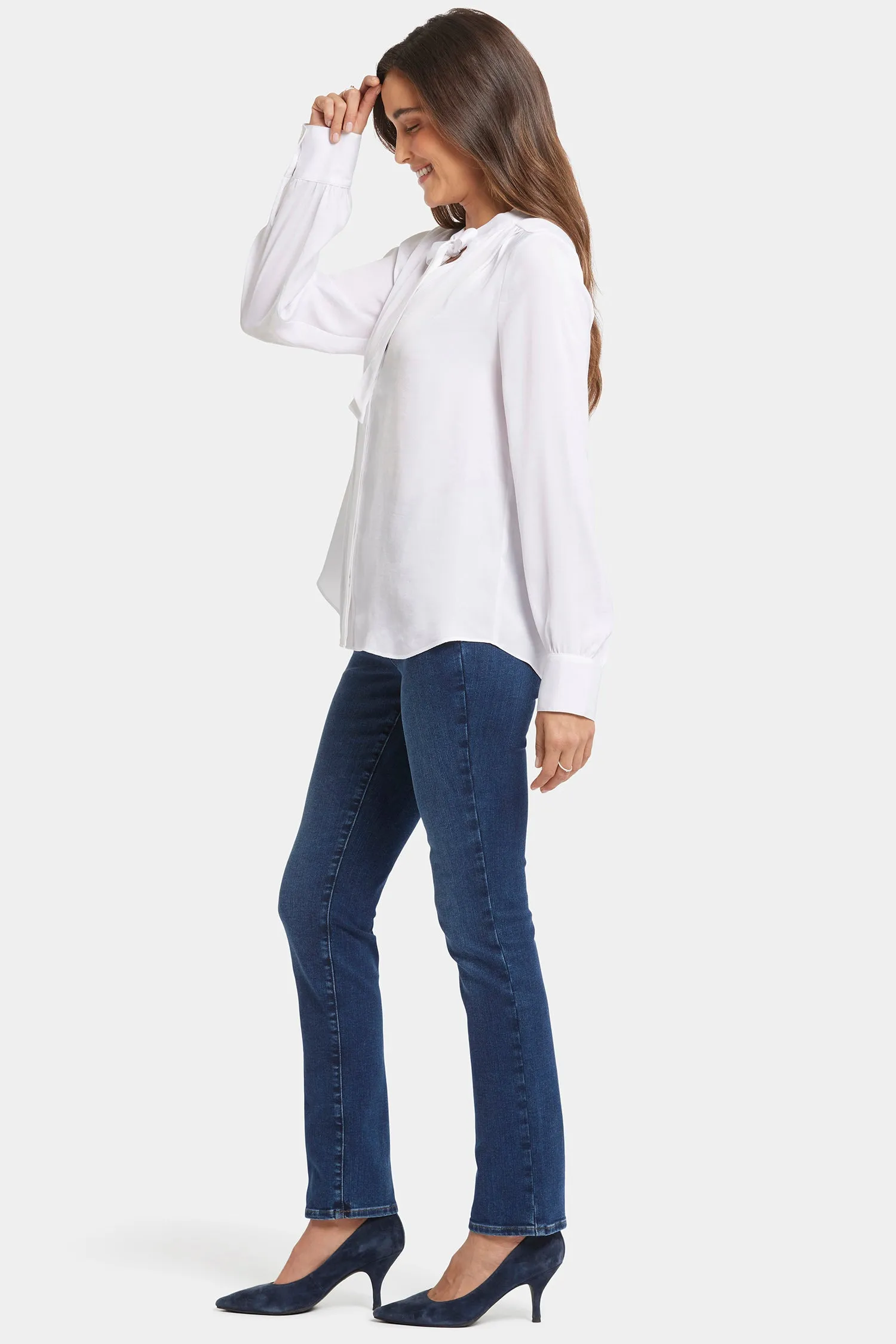 Tie-Neck Blouse - Optic White