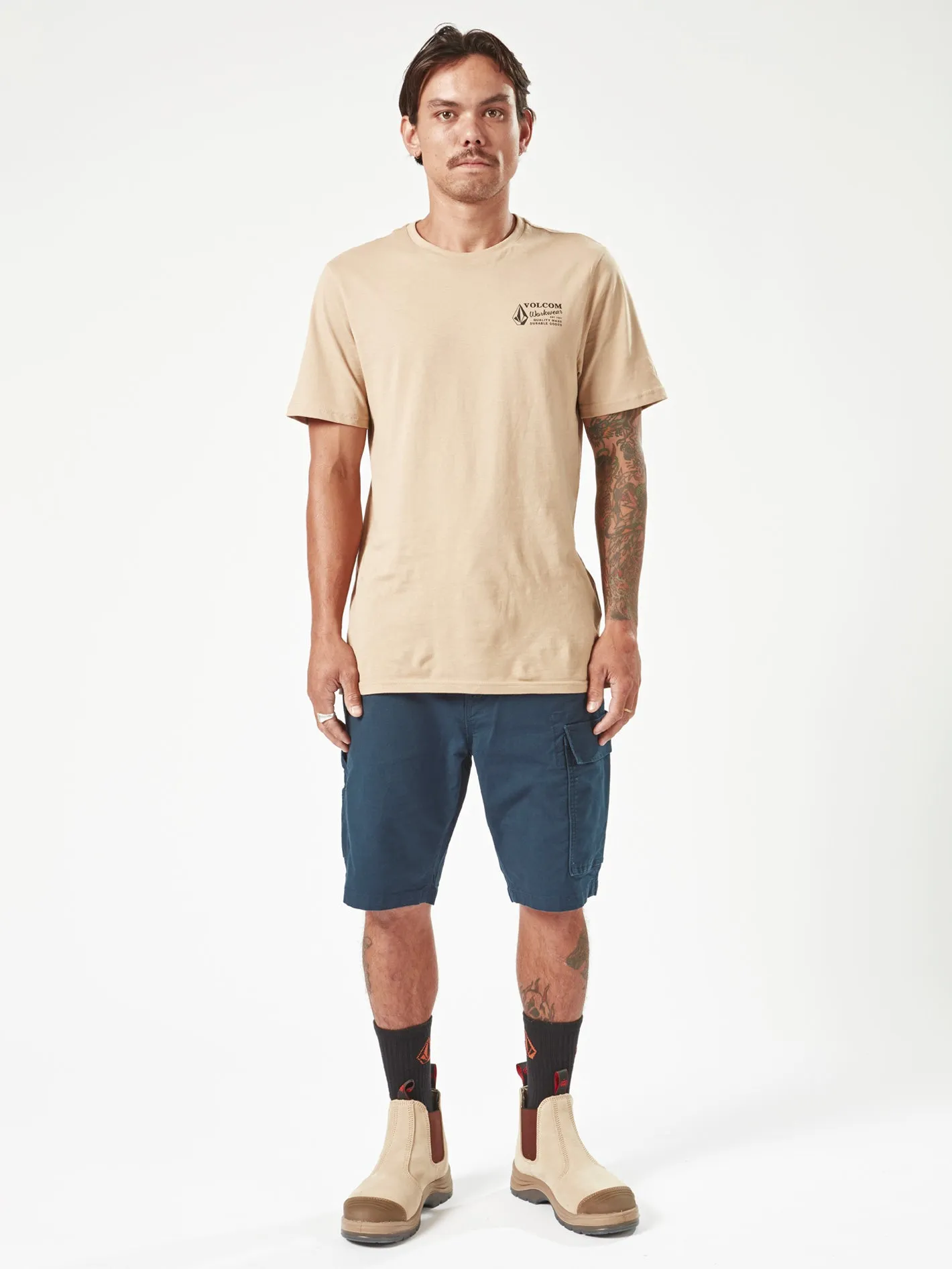 Volcom Workwear Caliper Work Shorts - Navy