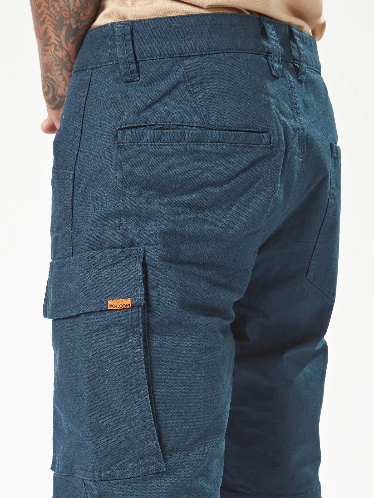 Volcom Workwear Caliper Work Shorts - Navy