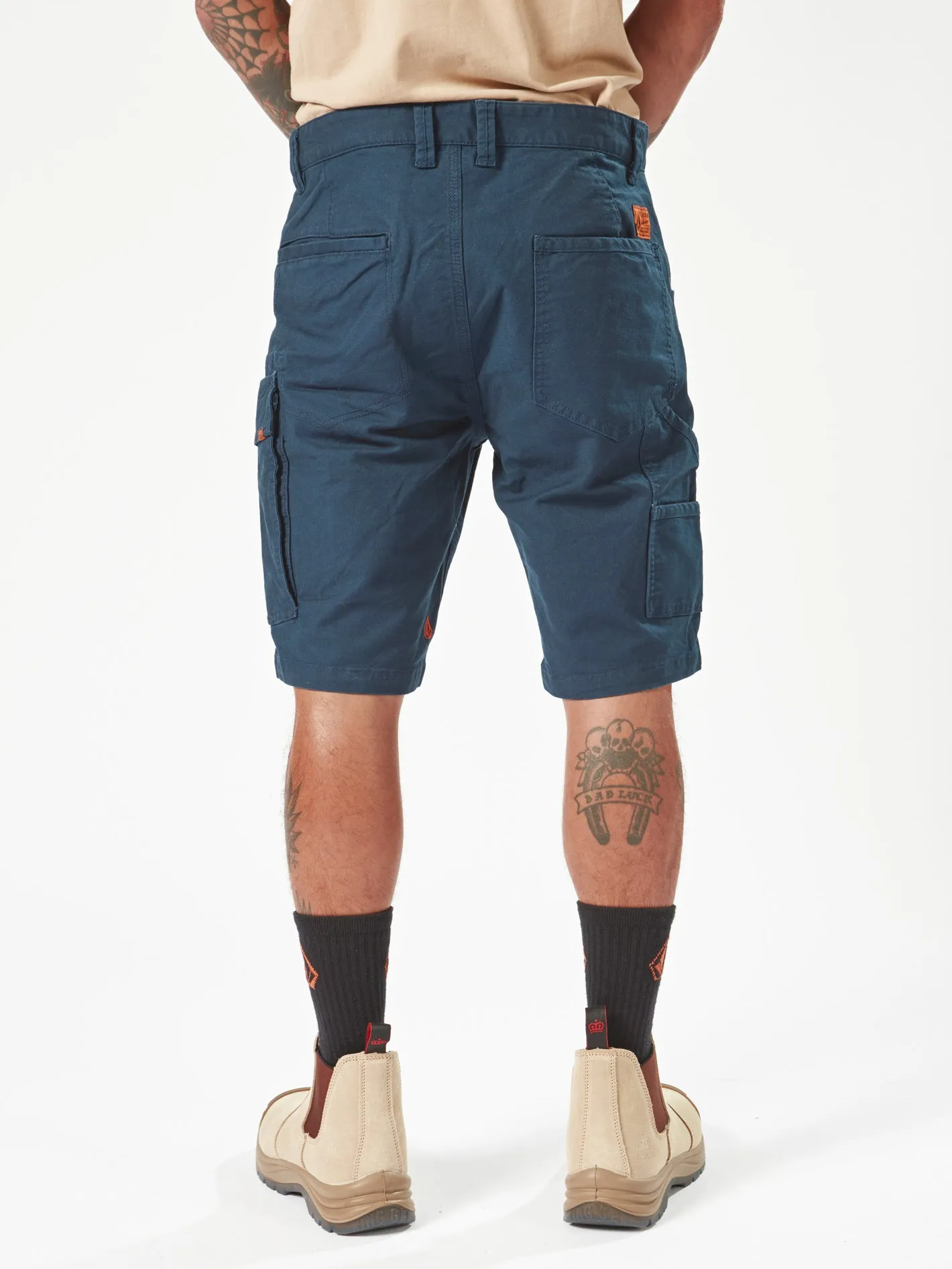 Volcom Workwear Caliper Work Shorts - Navy