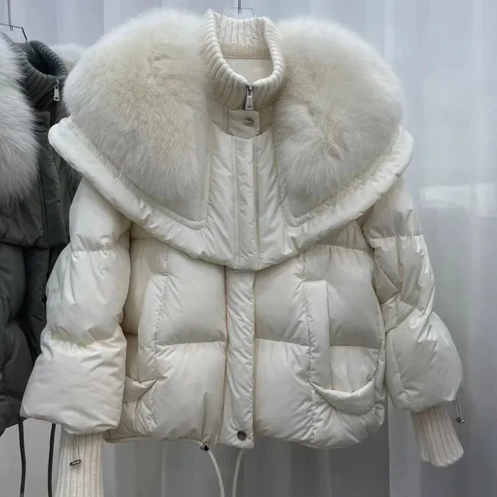 Warm winter fur jacket for women - Lien