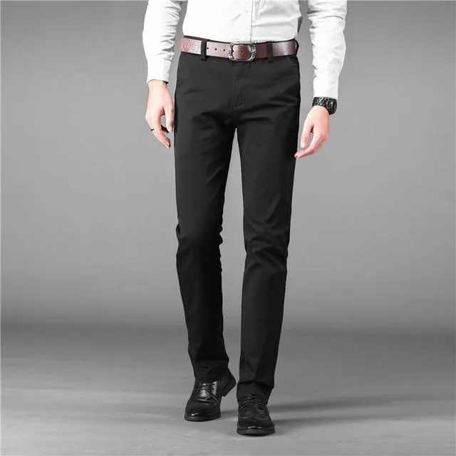 West Louis™ Designer Luxury Straight Business Elegant Trousers