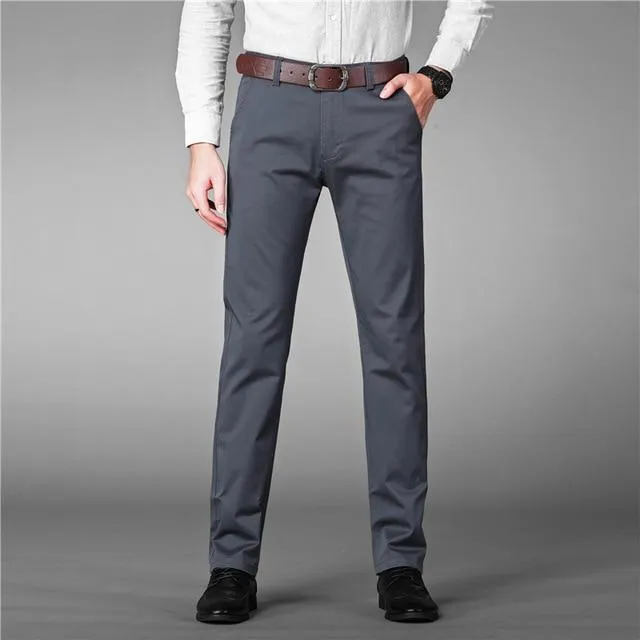 West Louis™ Designer Luxury Straight Business Elegant Trousers