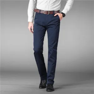 West Louis™ Designer Luxury Straight Business Elegant Trousers