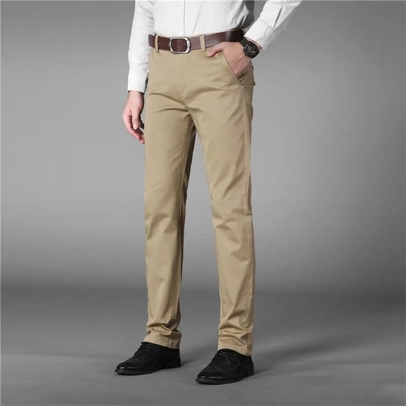 West Louis™ Designer Luxury Straight Business Elegant Trousers