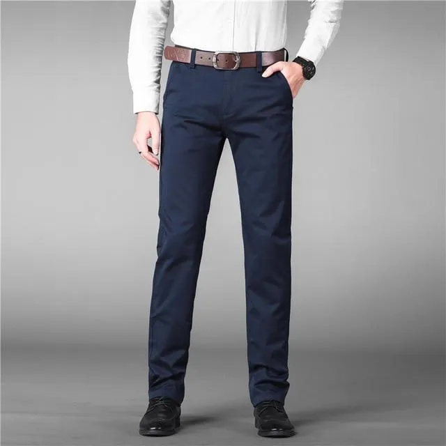 West Louis™ Designer Luxury Straight Business Elegant Trousers