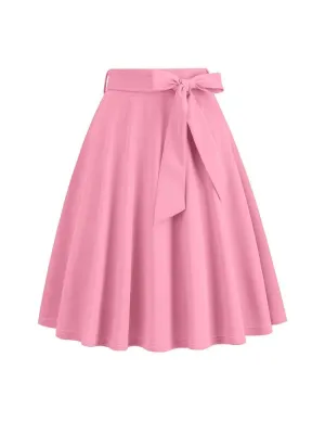 Women High Waist A-Line Skirt