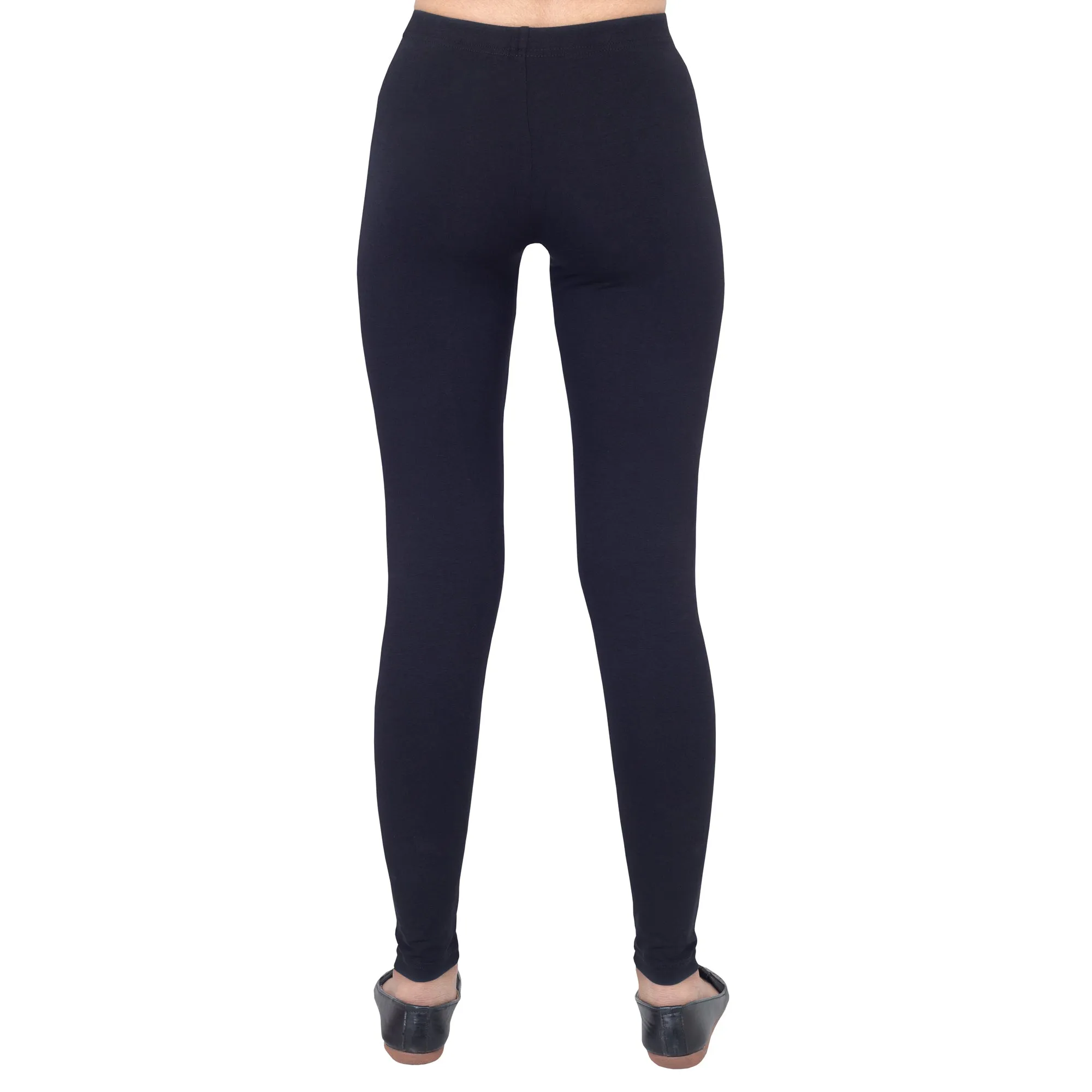 Women Navy Breathable Long Length Legging